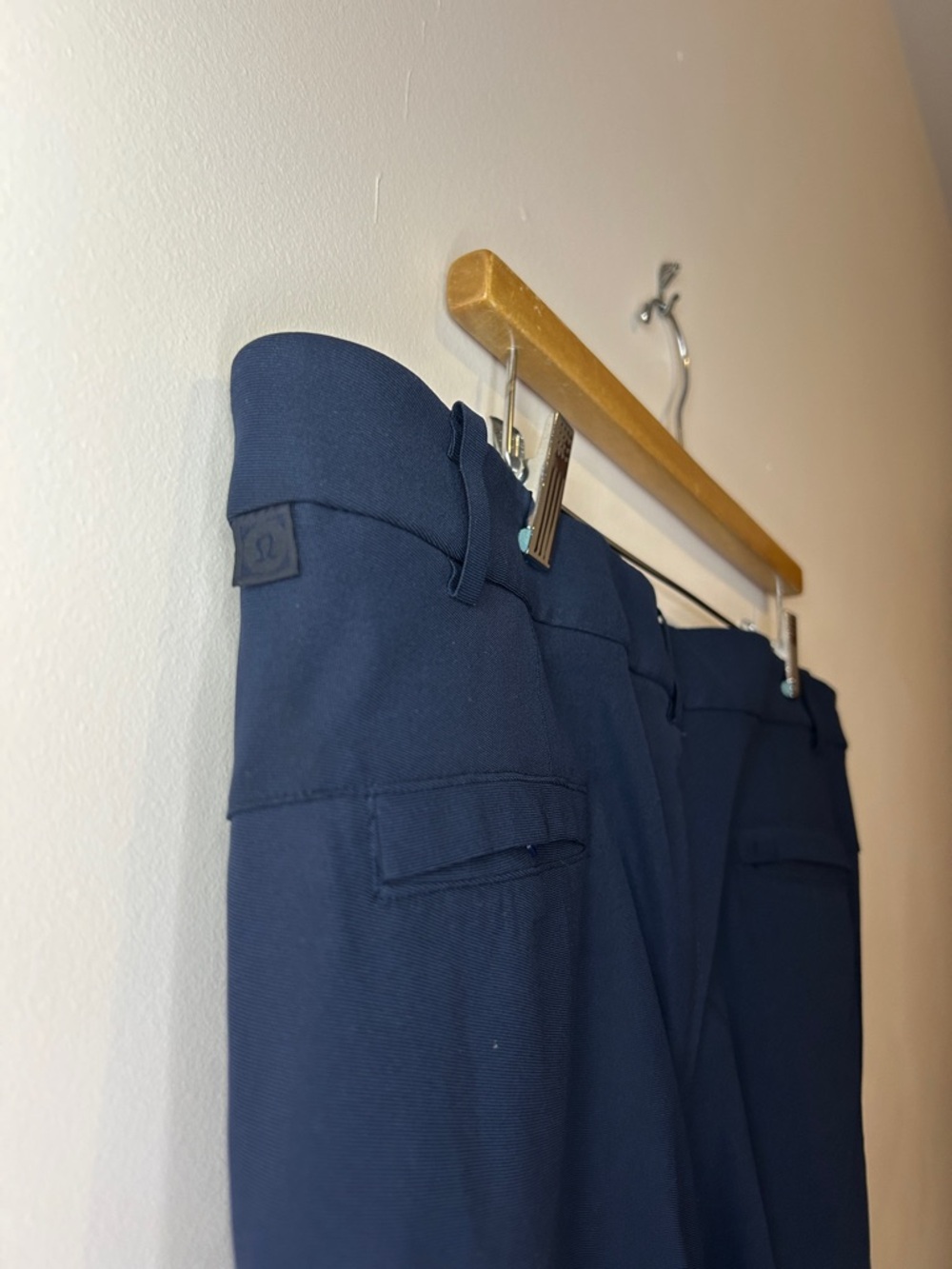 Lululemon ABC Classic-Fit Trouser Men’s 40 Navy Warpstreme Stretch Dress Pants - Picture 5 of 8